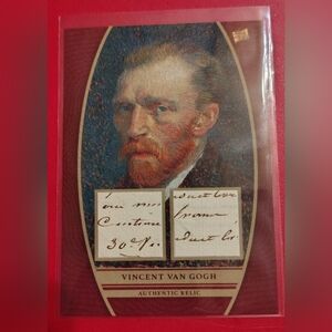 Vincent Van Gogh 2024 Pieces of the Past Authentic Relic #DR-VVG